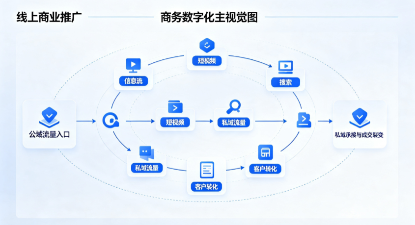 保德县线上商业推广怎么做？全域流量闭环搭建与低成本转化实战指南